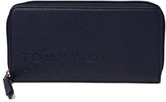 Tommy Hilfiger Bryony II zamek błyskawiczny wokół portfela Pebble PVC Tommy Navy jeden rozmiar, Tommy Navy, One Size, Bryony Ii zamek wokół portfela P