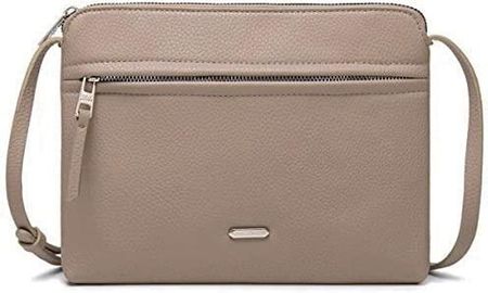 David Jones - Damska torba Crossbody - Płaska listonoszka Mała torba na ramię ze skóry PU - Klasyczna elegancka torba miejska - 2 przegródki - Podróżn