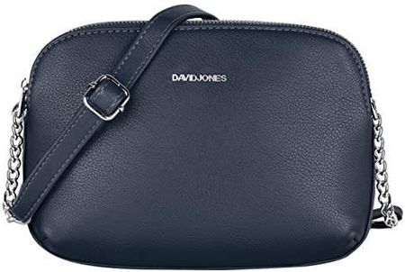 David Jones - Damska torebka crossbody z wieloma kieszeniami z zamkiem błyskawicznym - Noszona torebka na ramię Klasyczna torba na ramię - Imitacja sk