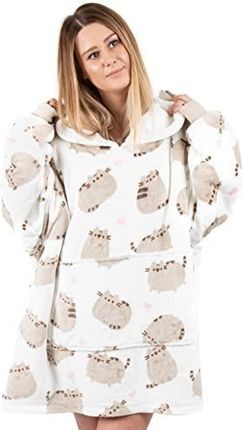 Pusheen Vuddie Oversize Koc Bluza Damska dla Kobiet Kot Futrzak Polar Jeden Rozmiar