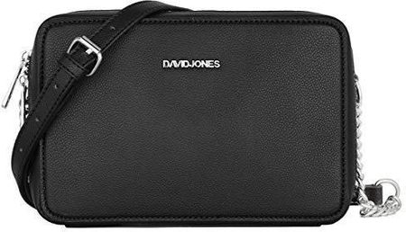 David jones - Damska Torba na Ramię Kwadratowa - Mała Torebka łańcuszek Skórzana PU - Crossbody Messenger Bag - Torba Wieczorowa Clutch - Modna Elegan