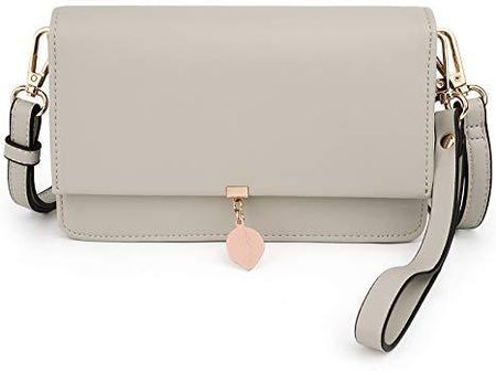 UTO Torebka crossbody dla kobiet pań bransoletka telefon kopertówka portfel karty paszport organizer skóra PU