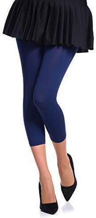 Romartex Damskie legginsy z mikrofibry Capri 60 DEN, granatowy, M/L