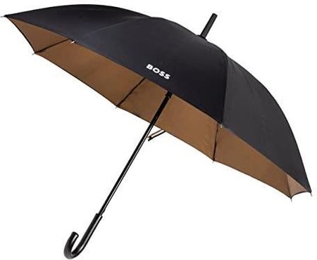 Hugo Boss Iconic parasol parasol z poliestru w kolorze czarnym, wymiary po rozłożeniu: długość ok. 91 cm, średnica ok. 108 cm, HUN321A, czarny, 112 cm