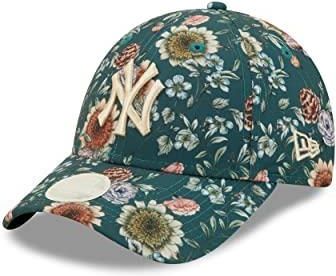 New Era MLB czapka kibica New York Yankees 9Forty Snapback Cap damska regulowana frottee floral - rozmiar uniwersalny, Einheitsgröße