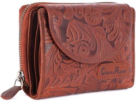 Billetero Mujer Piel WILBEST Carteras Hombre Con Monedero, Cartera