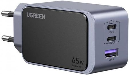 Ładowarka sieciowa Ugreen Nexode Air 65W, USB + 2x USB-C (35042)