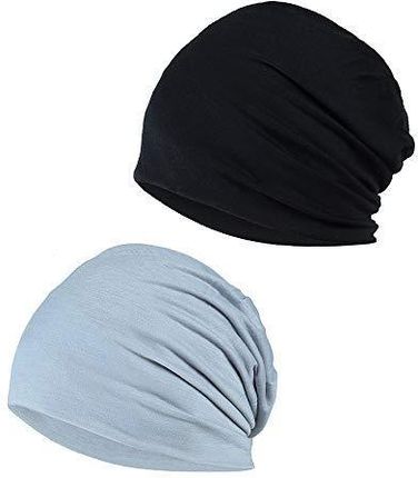 YOFASEN Slouchy czapka beanie – Chemo Cancer nakrycie głowy z bawełny, czapka do spania, turban, nakrycie głowy, muzułmańska chusta na głowę dla kobie