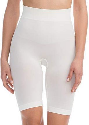 FarmaCell BodyShaper 603B (kość słoniowa, S/M) Szorty modelujące i wyszczuplające z pasem brzusznym, z chłodzącego, lekkiego i odświeżającego włókna N