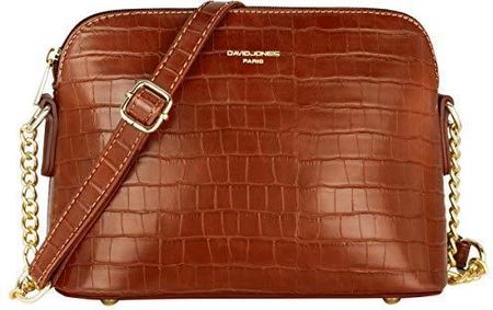 David jones - Damska Torba na Ramię Mała - Krokodyla Skóra PU Torebka - Crossbody Messenger Bag Zamek Błyskawiczny - Torba Wieczorowa łańcuszek - Modn