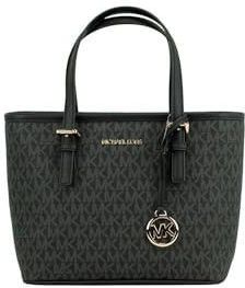 Michael Kors XS Carry All Jet Set Travel Damska torba na ramię, Czarny, X-Small