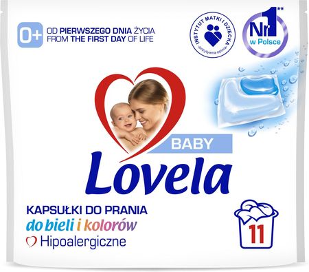 Lovela Baby uniwersalne kapsułki do prania 11 sztuk