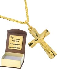 Intergold Złoty krzyżyk Próby 585