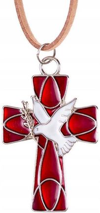 NASZYJNIK - KRZYŻYK DUCH ŚWIĘTY RZEMYK