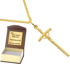 Intergold Złoty krzyżyk papieski Próby 585