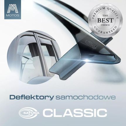 Satuna Owiewki Na Szyby Samochodowe Z Serii Do Volkswagen Amarok I 2012-2020 4-Drzwiowy - zdjęcie 3