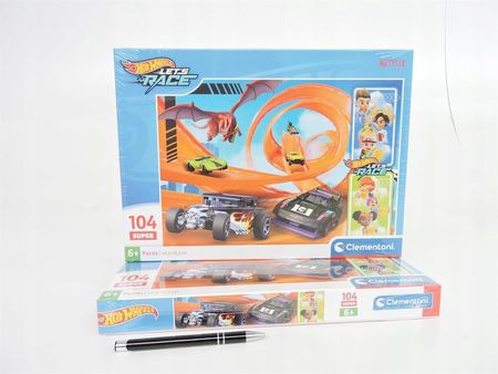 Clementoni Puzzle 104 Elementy Super Hotwheels 25776 - zdjęcie 2