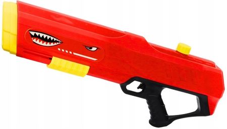 Lean Toys Duży Pistolet Na Wodę Rekin Pompka Czerwony 57Cm