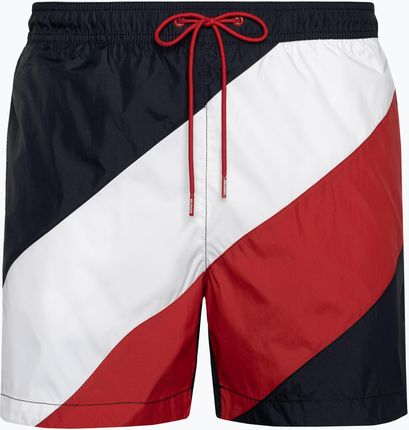 Tommy Hilfiger Szorty Kąpielowe Męskie Medium Drawstring Diag Desert Sky