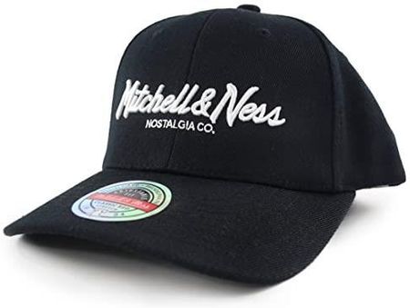 Mitchell & Ness Branded Pinscript Snapback Cap Black, czarny, jeden rozmiar