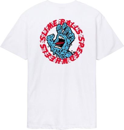 koszulka SANTA CRUZ - SB Hand T-Shirt White (WHITE) rozmiar: M