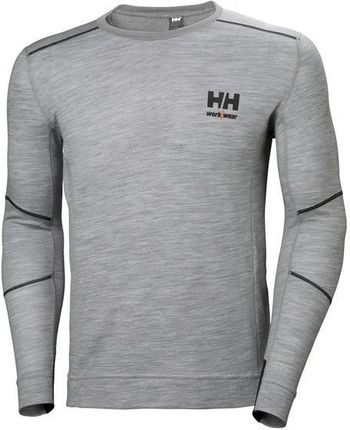 Koszulka longsleeve termiczna Lifa Merino Crewneck 930 Grey Melange