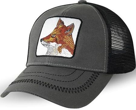 Czapka Trucker z motywem – regulowana czapka z daszkiem Urban Basecap – wysokiej jakości czapka bejsbolowa – czapka snapback czapka z siatki – czerwon