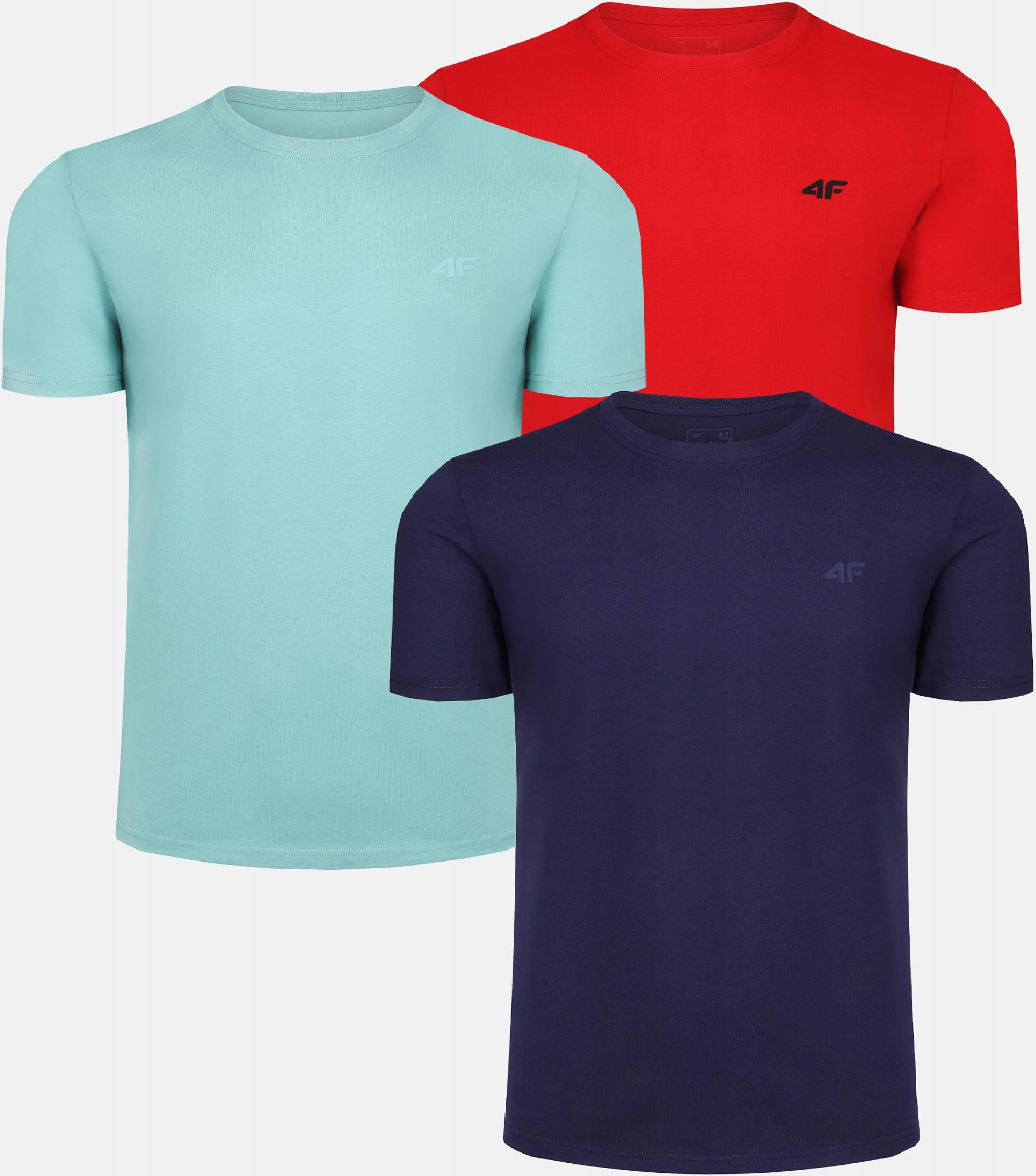 4f-t-shirt-m-ski-koszulka-zestaw-komplet-3-sztuki-ceny-i-opinie