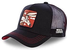 Capslab Wile E. Coyote Trucker Cap Looney Tunes czapka z daszkiem, czarny, jeden rozmiar