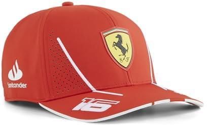 PUMA Scuderia Ferrari 2024 Charles Leclerc czapka Burnt Red jeden rozmiar pasuje do większości, Palona czerwień, rozmiar uniwersalny