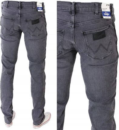 Wrangler Larston Tapered Slim Jeansy "blackout" W34 L36