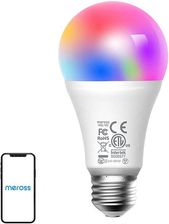 Zdjęcie meross Żarówka WiFi, inteligentna żarówka LED kompatybilna z Alexa i Google Home, wielokolorowa ściemnialna żarówka E27 2700K-6500K (odpowiednik 60W) - Jelcz-Laskowice