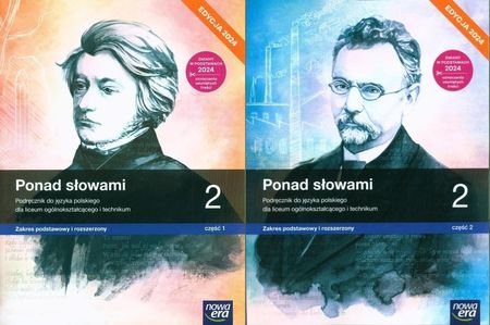 Ponad słowami 2. Liceum i technikum. Podręcznik część 1. Zakres podstawowy i rozszerzony. Edycja 2024 - Małgorzata Chmiel
