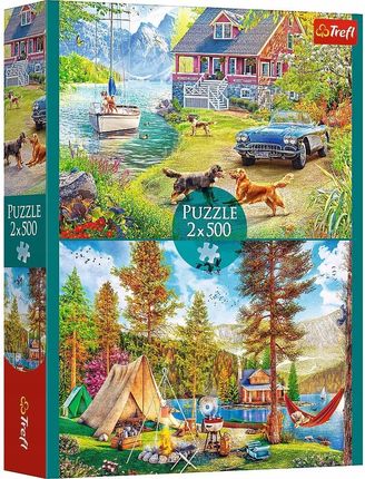 Trefl Puzzle 2x500el. Letni relaks 37497