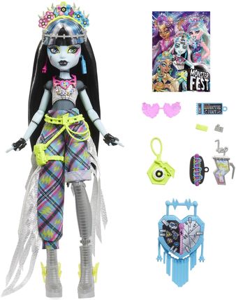 Mattel Monster High Monster Fest Frankie Stein Lalka modowa w stylowym stroju HXH79/HYF48