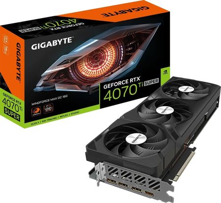 Gigabyte GeForce RTX 4070 Ti SUPER Windforce Max OC 16GB GDDR6X (GVN407TSWF3MAXOC16GD)