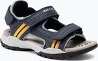 Sandały juniorskie Geox Borealis ocean blue/gold Wiosna 2024