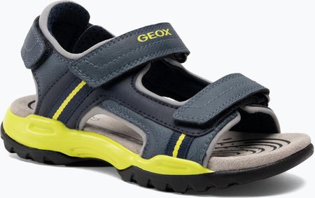 Sandały juniorskie Geox Borealis avio/lime | WYSYŁKA W 24H | 30 DNI NA ZWROT