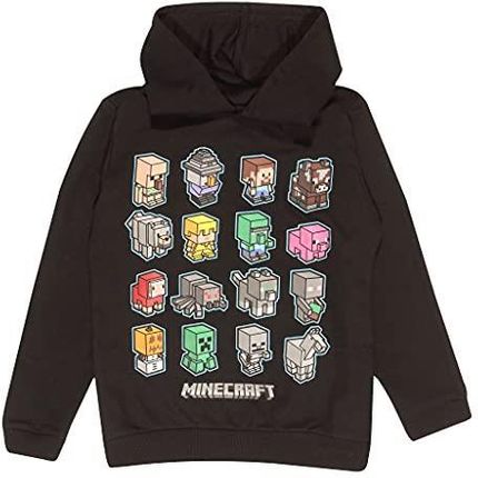 Minecraft Mini Mobs sweter bluza z kapturem | oficjalny produkt | PS4 PS5 Xbox PC przełącznik prezenty dla graczy, nastolatków szkoła chłopcy gamingow