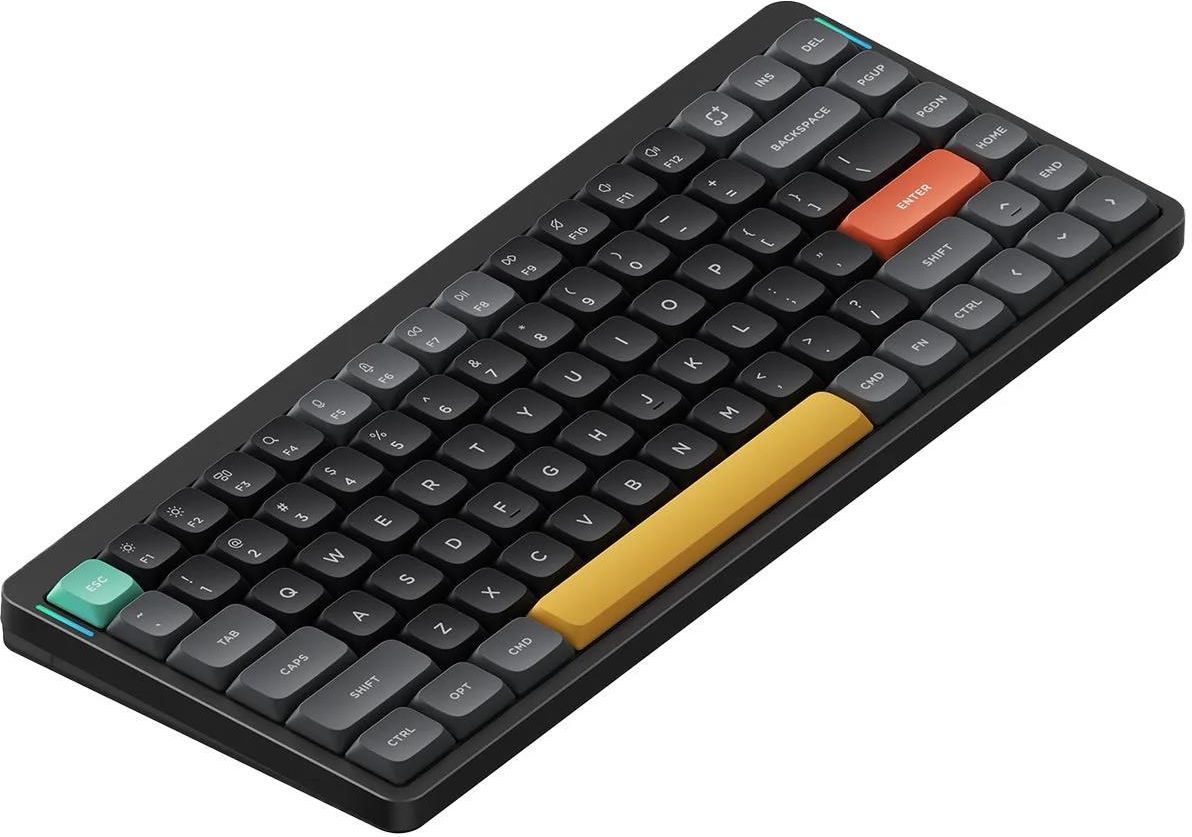 NuPhy Air75 V2(ブラック, Aloe (Linear 37gf)) Nuphy - Air75 V2 Wireless Mechanical Keyboard - Klawiatura