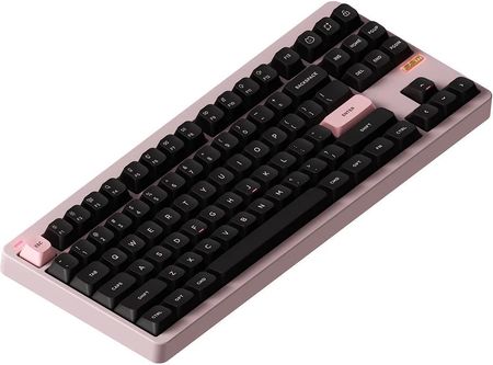 Klawiatura Nuphy Gem80 Qmk/Via Inca Rose Silent Czerwony Clear-Top Keycapy Tematycz (GEM80IRSRD)