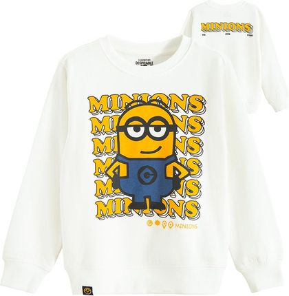 Cool Club, Bluza chłopięca, biała, Minionki