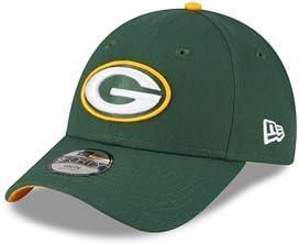 New Era Green Bay Packers Cap NFL 9Forty Basecap verstellbar Kinder Futbol amerykański Kappe zielony - młodzież