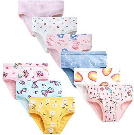 JackLoveBriefs Dziewczęce majtki wygodne majtki bawełniane, niebieski, 5-6 lat