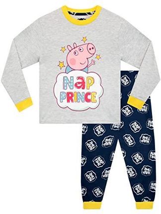 Peppa Pig Boys George Pig Piżama bielizna nocna dla dzieci Szary 104