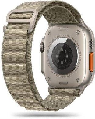 Tech Protect Pasek Nylon Pro Do Apple Watch 4 5 6 7 8 9 Se Ultra 42 44 45 49Mm Oliwkowy