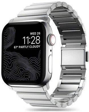 Tech Protect Pasek Steelband O Apple Watch 4 5 6 7 8 9 Se Ultra 42 44 45 49Mm Srebrny |