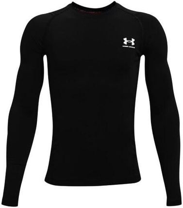 Koszulka chłopięca Under Armour HeatGear LS Black XL