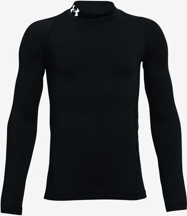 Koszulka chłopięca Under Armour ColdGear Mock LS-BLK S