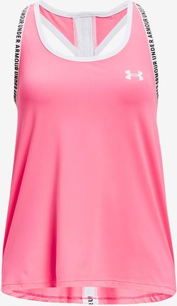 Dziewczęca koszulka Under Armour  Knockout Tank-PNK M